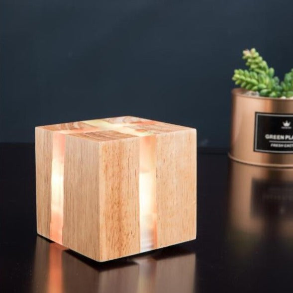 Applique murale LED en bois Lymena