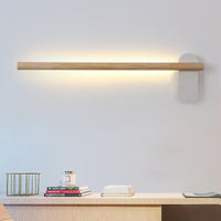 Applique murale LED en bois Amane