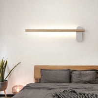 Applique murale LED en bois Amane