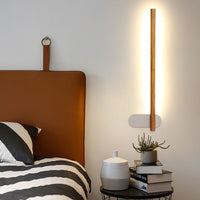 Applique murale LED en bois Amane