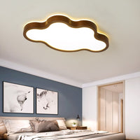 Plafonnier LED en bois Amade