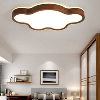 Plafonnier LED en bois Amade