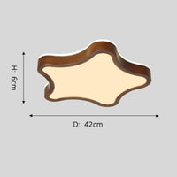 Plafonnier LED en bois Amade