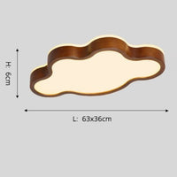 Plafonnier LED en bois Amade