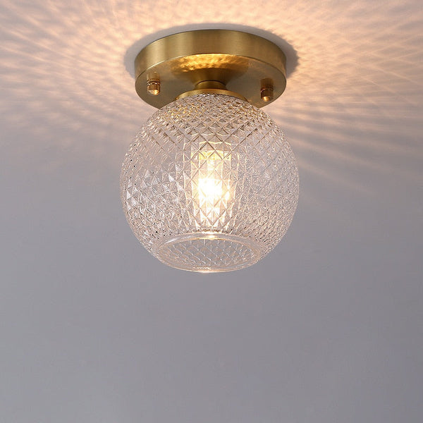 Plafonnier Luxury Diara en verre moderne