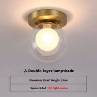 Plafonnier Luxury Diara en verre moderne