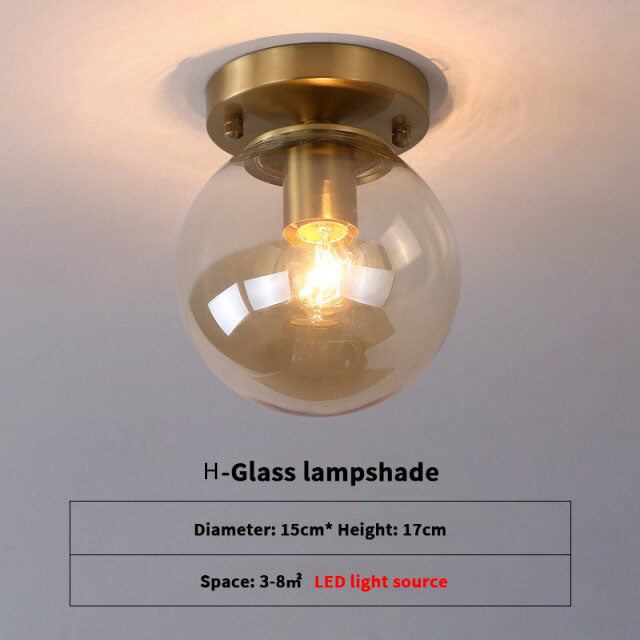 Plafonnier Luxury Diara en verre moderne
