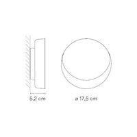 Applique murale LED circulaire Siera.