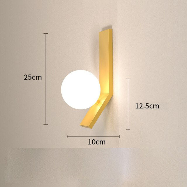 Applique murale industrielle LED "Aroux Lumina"