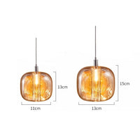 Suspension LED Cristal Coloré Lua