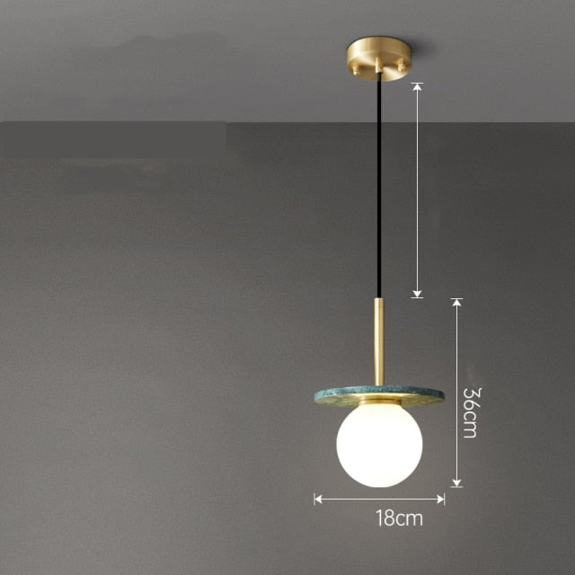 Suspension Gianna Marble Flatshade - Design Exclusif