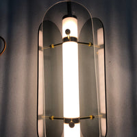 Suspension Rahki en verre teinté