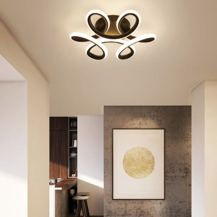 Plafonnier LED élégant en métal Diena