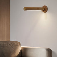 Applique murale rotative en bois Unix.
