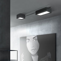 Plafonnier LED Industriel Alanigeo
