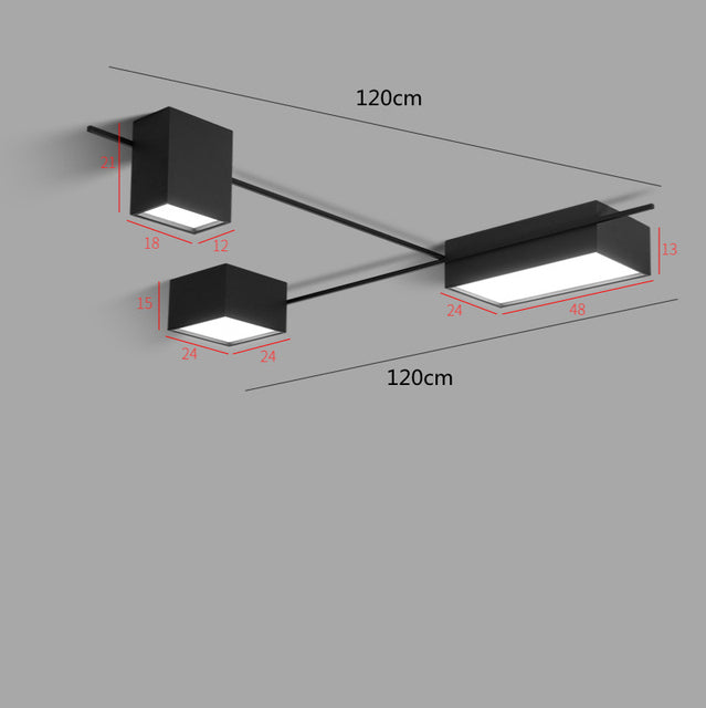 Plafonnier LED Industriel Alanigeo
