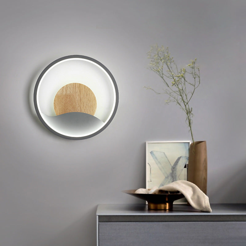 Applique murale LED ronde Globe