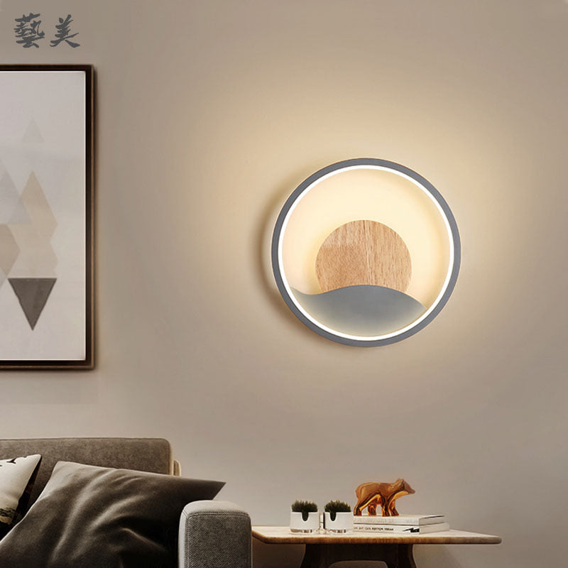 Applique murale LED ronde Globe