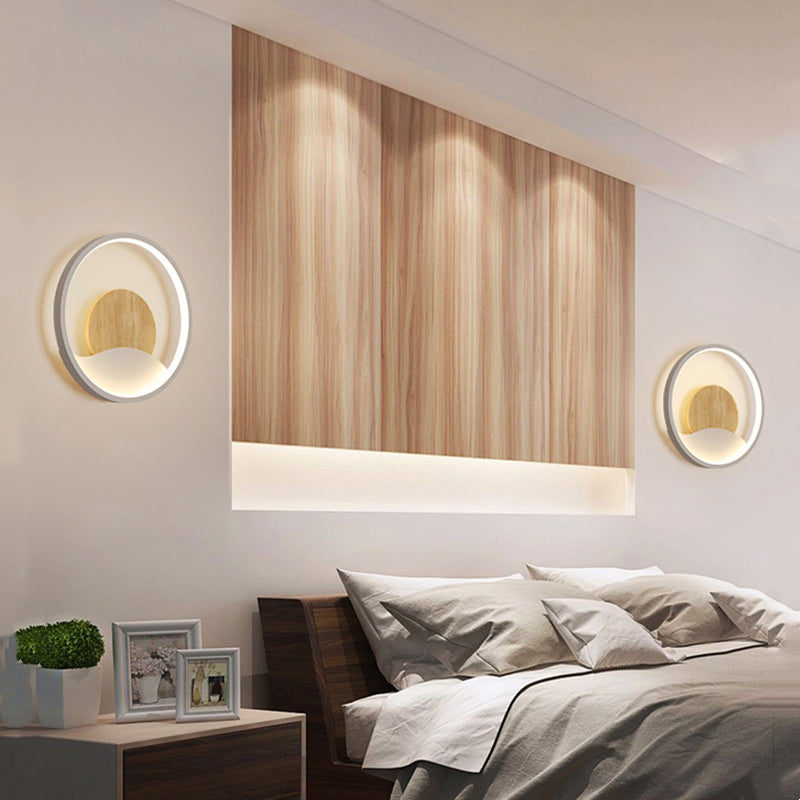 Applique murale LED ronde Globe