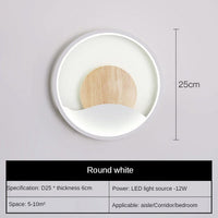 Applique murale LED ronde Globe