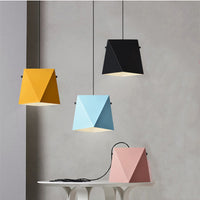 Suspension LED métal coloré Alana