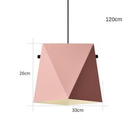 Suspension LED métal coloré Alana