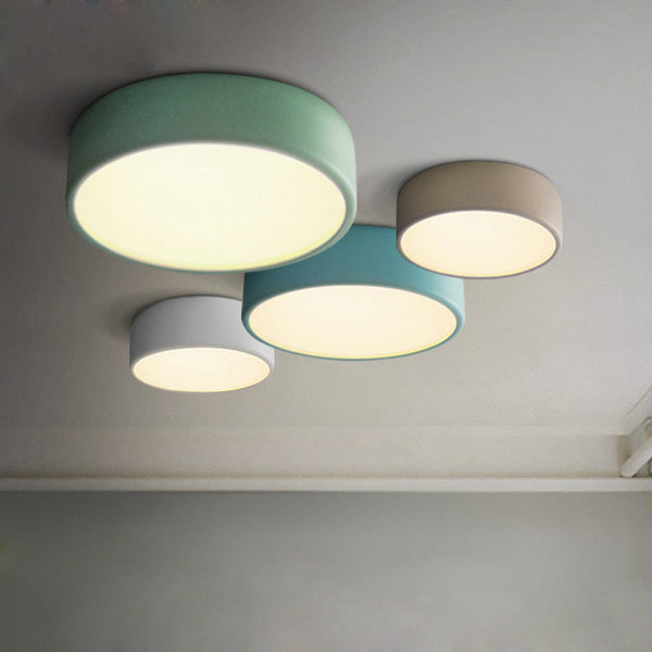 Plafonnier LED Circula en Métal Coloré - Beryl