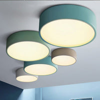 Plafonnier LED Circula en Métal Coloré - Beryl