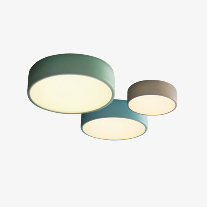 Plafonnier LED Circula en Métal Coloré - Beryl