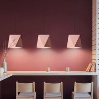 Suspension LED métal coloré Alana