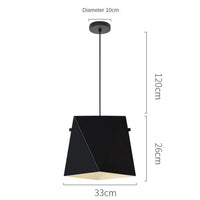 Suspension LED métal coloré Alana