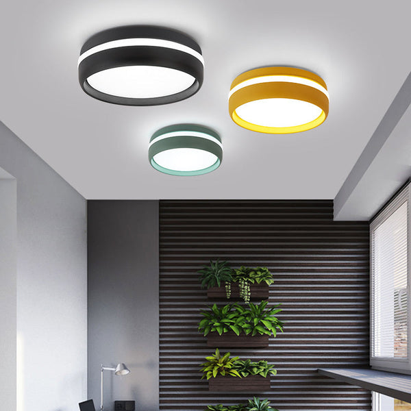 Plafonnier LED moderne rond Mibarri