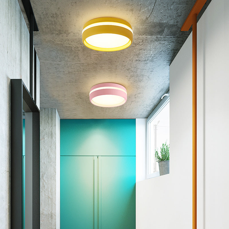 Plafonnier LED moderne rond Mibarri