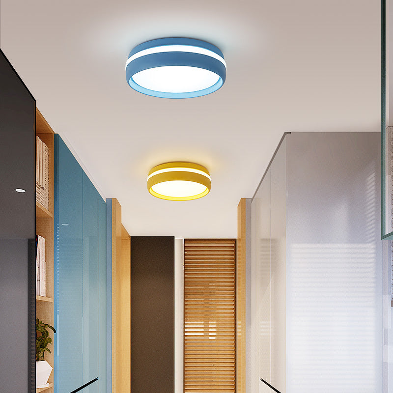 Plafonnier LED moderne rond Mibarri