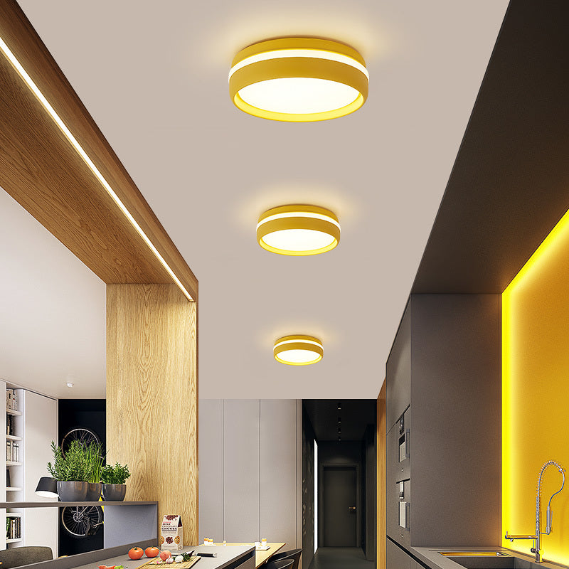 Plafonnier LED moderne rond Mibarri
