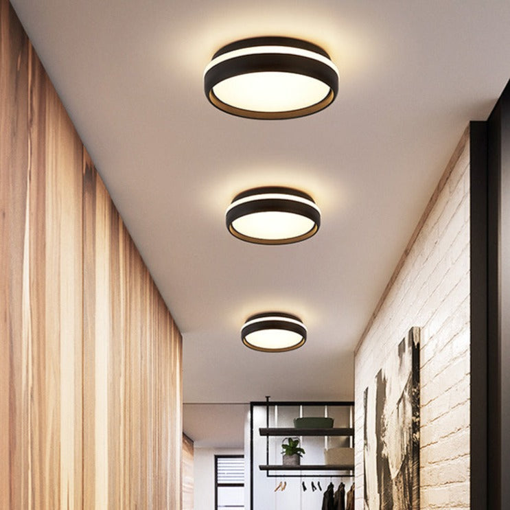 Plafonnier LED moderne rond Mibarri