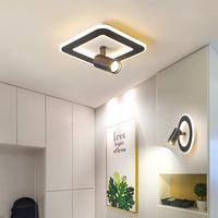 Plafonnier LED moderne avec base géométrique "Spot Mavir"