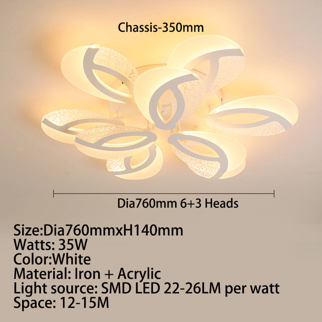 Plafonnier LED Floral Jalen