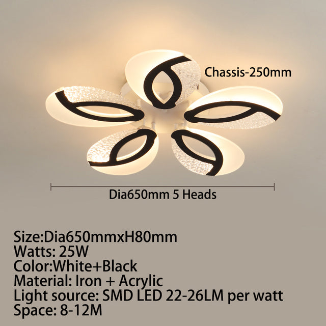 Plafonnier LED Floral Jalen
