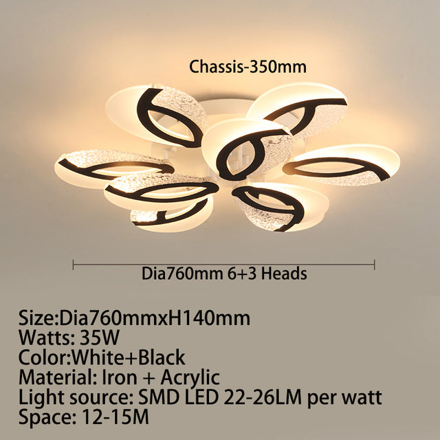 Plafonnier LED Floral Jalen