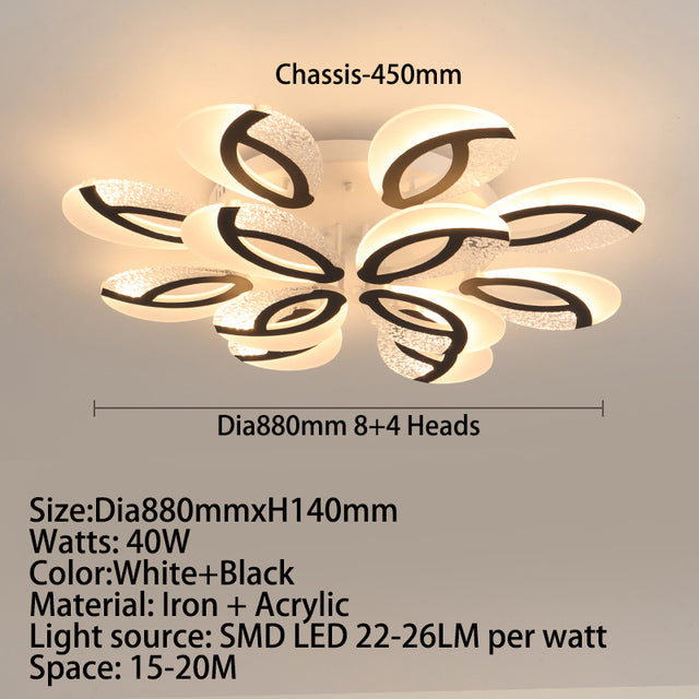 Plafonnier LED Floral Jalen
