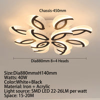 Plafonnier LED Floral Jalen