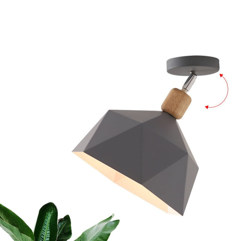 Plafonnier LED Garino en métal modernifié