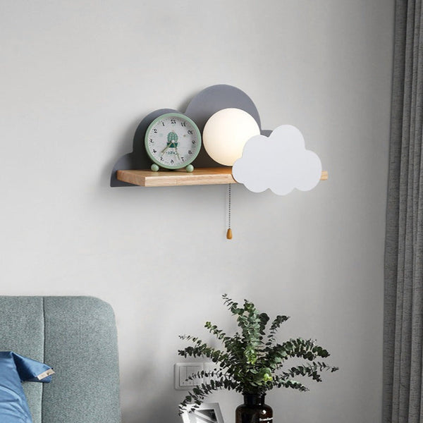 Applique murale LED design en bois Lyzia