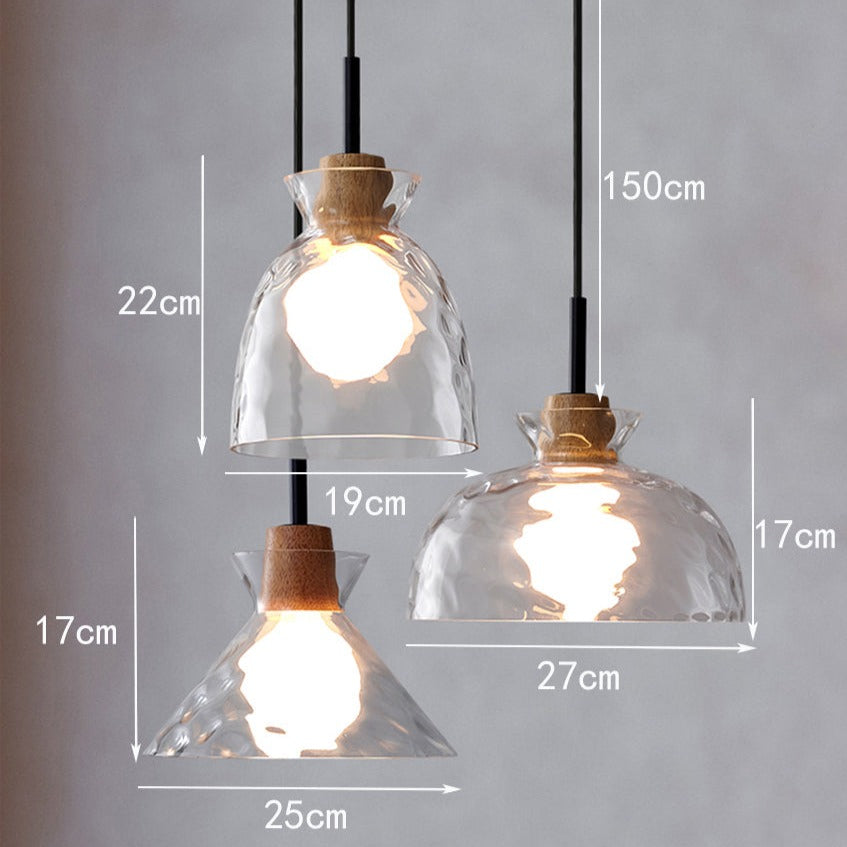 Suspension Dante Glass - Design Moderne