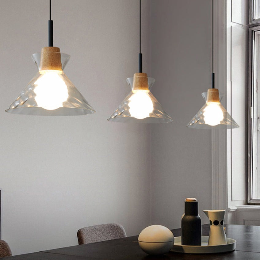 Lustre Dante Glass: Moderne et Élégant