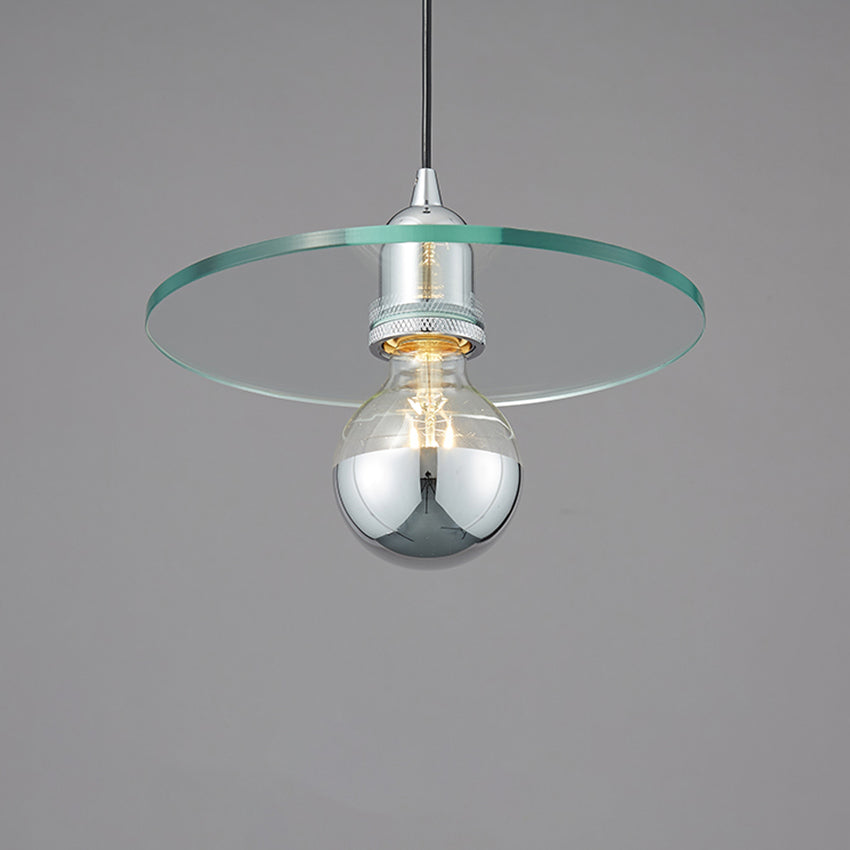 Suspension design en verre plat Aiden