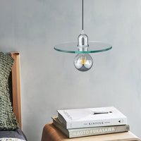 Suspension design en verre plat Aiden