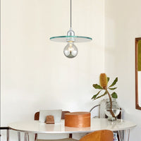 Suspension design en verre plat Aiden