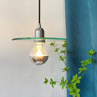 Suspension design en verre plat Aiden